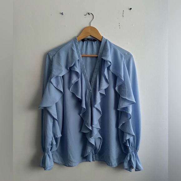 Zara Ruffle Blouse - Picture 3 of 12
